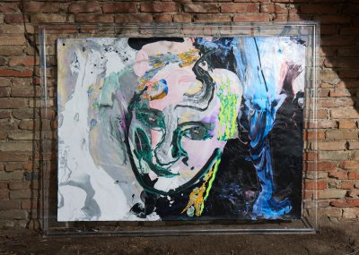 SELBSTPORTRAIT - 2012, Acryl, 150 x 200 cm